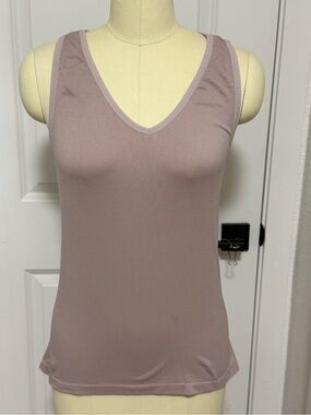 L/XL Mauve Adrienne Vittadini Sport Tank Top - Great Condition